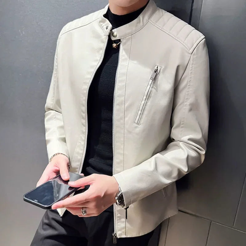 Antonio | Chaqueta de cuero elegante